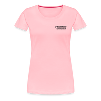 Women’s Premium T-Shirt Black Flag - pink