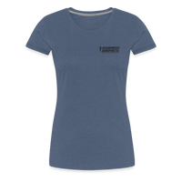 Women’s Premium T-Shirt Black Flag - heather blue