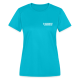 Women's Moisture Wicking Performance T-Shirt - turquoise