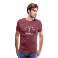 KC FLag Men's Premium T-Shirt - heather burgundy