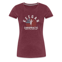 KC FLag Women’s Premium T-Shirt - heather burgundy