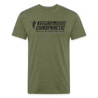 Fitted Cotton/Poly T-Shirt by Next Level - heather military green