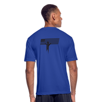 Men’s Moisture Wicking Performance T-Shirt - royal blue