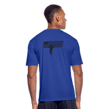 Men’s Moisture Wicking Performance T-Shirt - royal blue