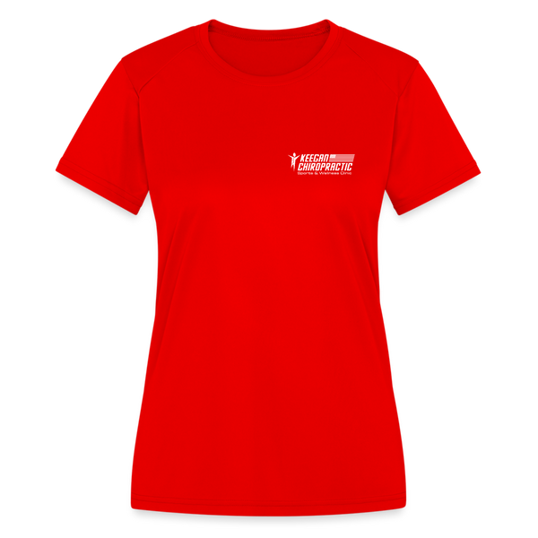 Women's Moisture Wicking Performance T-Shirt - red