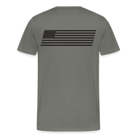 Men's Premium T-Shirt Black Flag - asphalt gray