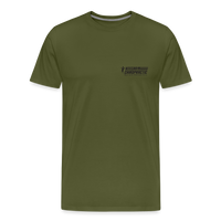 Men's Premium T-Shirt Black Flag - olive green