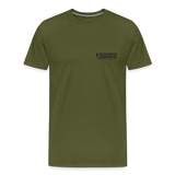 Men's Premium T-Shirt Black Flag - olive green