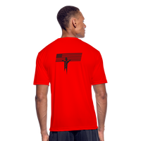 Men’s Moisture Wicking Performance T-Shirt - red