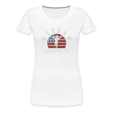 KC FLag Women’s Premium T-Shirt - white