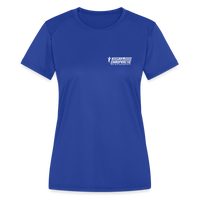 Women's Moisture Wicking Performance T-Shirt - royal blue