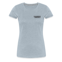 Women’s Premium T-Shirt Black Flag - heather ice blue