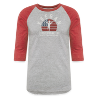 Baseball T-Shirt - heather gray/red