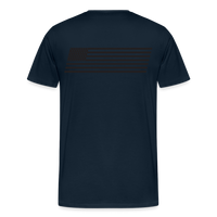 Men's Premium T-Shirt Black Flag - deep navy