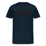 Men's Premium T-Shirt Black Flag - deep navy