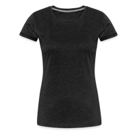 Women’s Premium T-Shirt Black Flag - charcoal grey