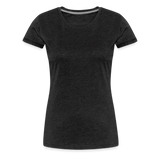 Women’s Premium T-Shirt Black Flag - charcoal grey