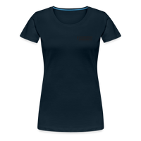 Women’s Premium T-Shirt Black Flag - deep navy