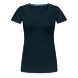 Women’s Premium T-Shirt Black Flag - deep navy