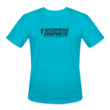 Men’s Moisture Wicking Performance T-Shirt - turquoise