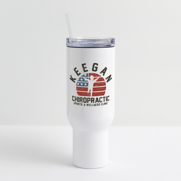 40 oz Travel Tumbler - white