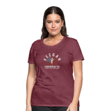 KC FLag Women’s Premium T-Shirt - heather burgundy