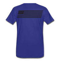 Men's Premium T-Shirt Black Flag - royal blue