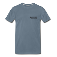 Men's Premium T-Shirt Black Flag - steel blue