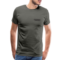 Men's Premium T-Shirt Black Flag - asphalt gray