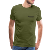 Men's Premium T-Shirt Black Flag - olive green