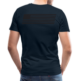 Men's Premium T-Shirt Black Flag - deep navy