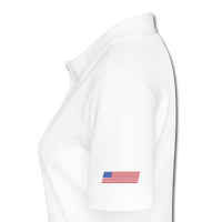 Women's Pique Polo Shirt - white