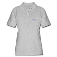 Women's Pique Polo Shirt - heather gray