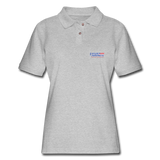 Women's Pique Polo Shirt - heather gray