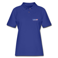 Women's Pique Polo Shirt - royal blue