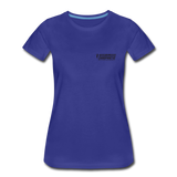 Women’s Premium T-Shirt Black Flag - royal blue