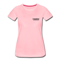 Women’s Premium T-Shirt Black Flag - pink