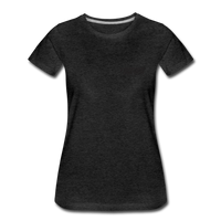 Women’s Premium T-Shirt Black Flag - charcoal grey