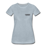 Women’s Premium T-Shirt Black Flag - heather ice blue