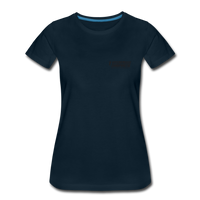 Women’s Premium T-Shirt Black Flag - deep navy