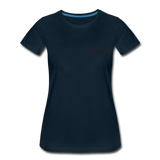 Women’s Premium T-Shirt Black Flag - deep navy